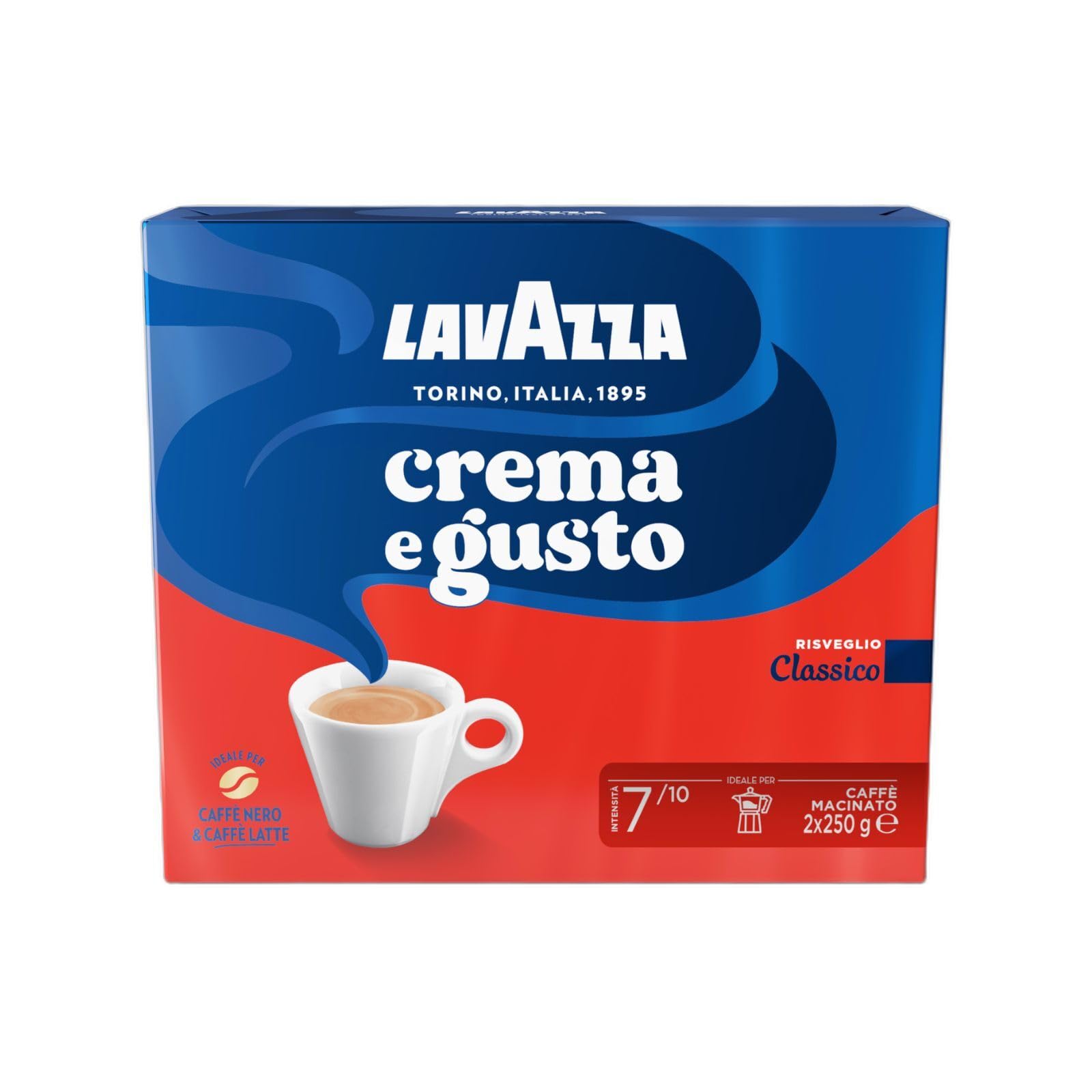 Lavazza Crema e Gusto Classico Café Molido Natural 500g