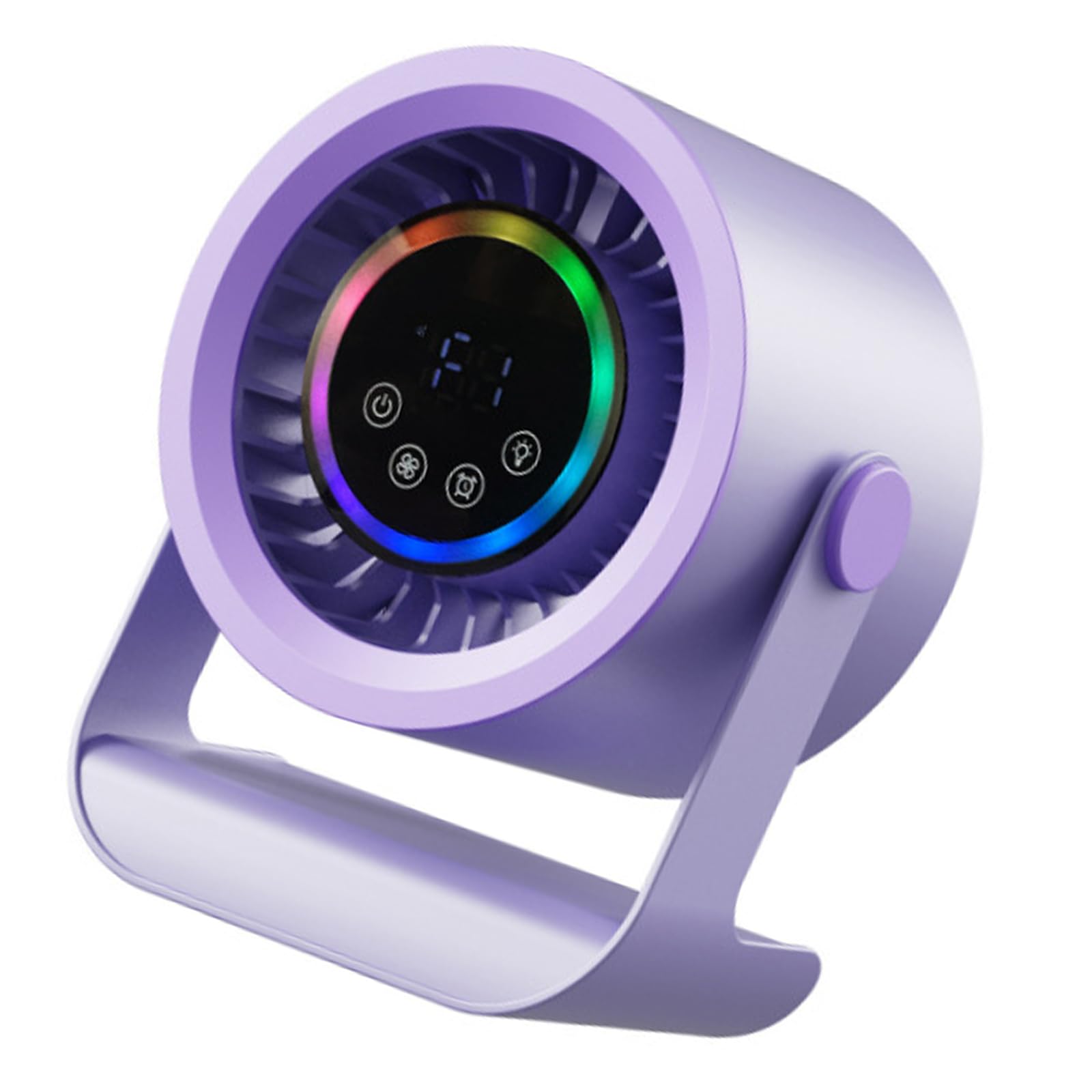 CUNZJIA Portable Desktop Fan USB Rechargeable Desk Outdoor Desk Fan Adjustable Head 3 Speed Portable Desktop for Bedroom