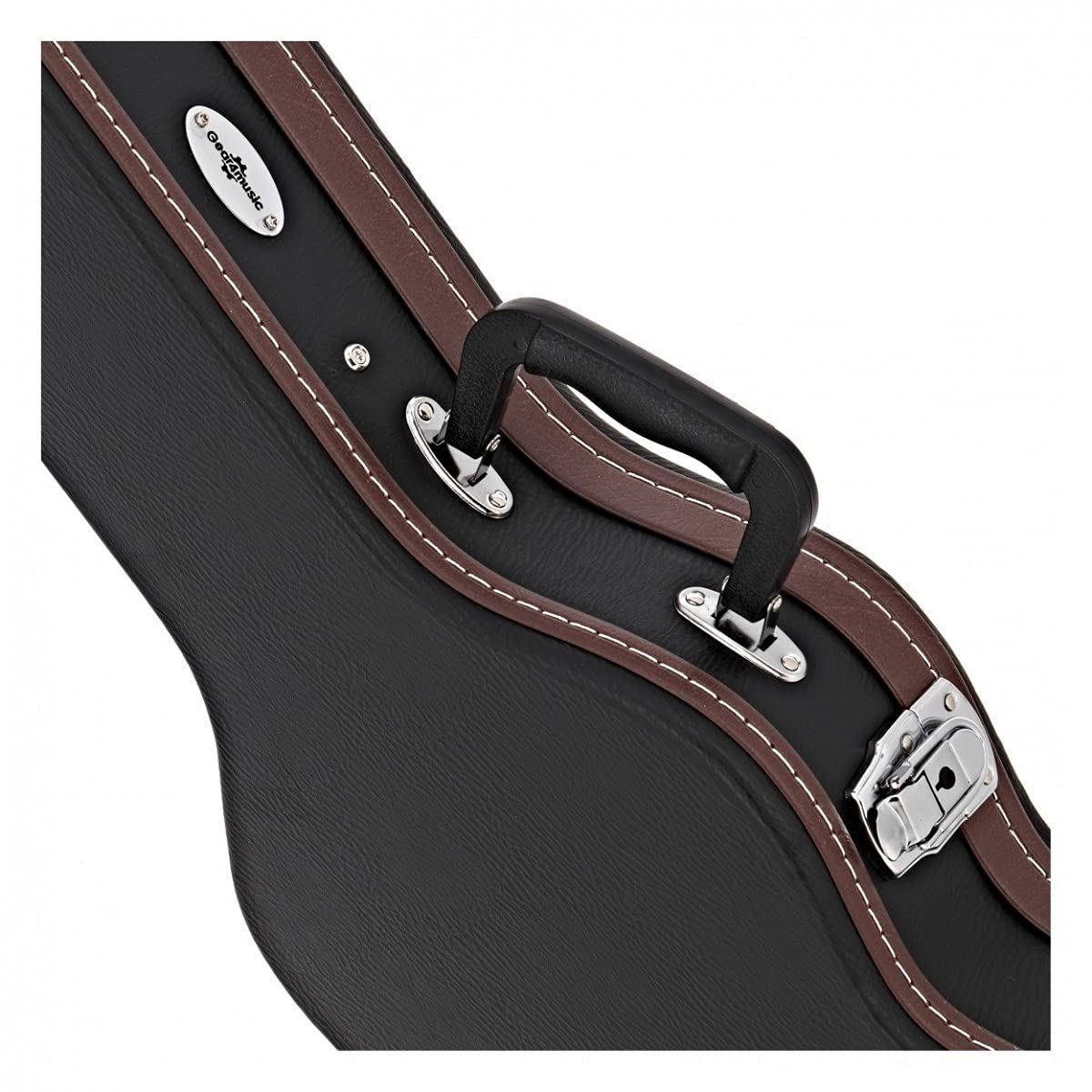 gear4music Custodia rigida per chitarre elettriche stile New Jersey