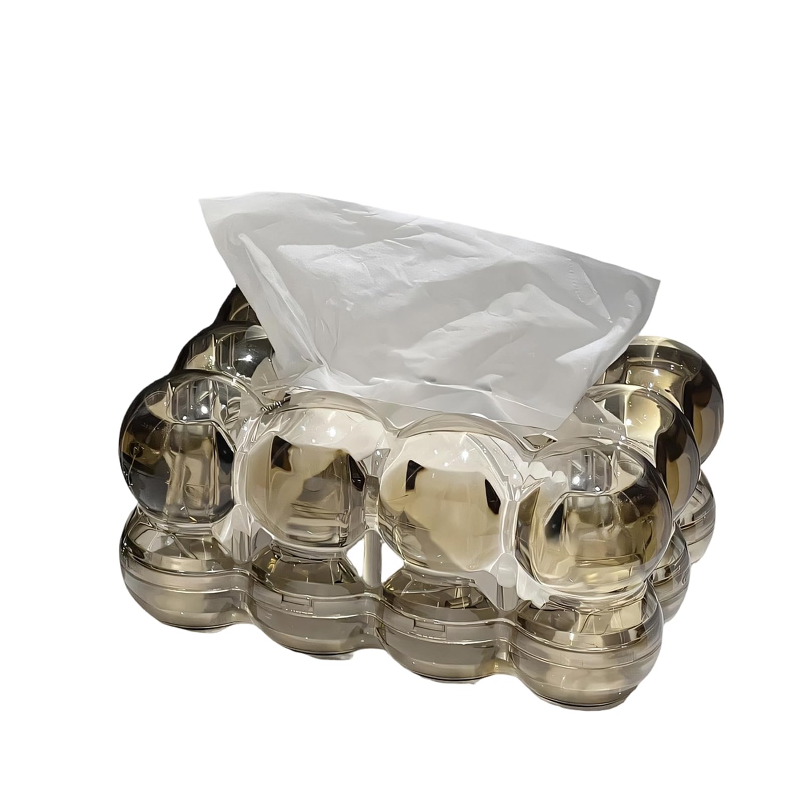 ZWWAAZHF Tissue Stand for Kitchen Counter Bathroom Napkin Holder Paper Towel Dispenser for Countertop Kitchen Tissue Box