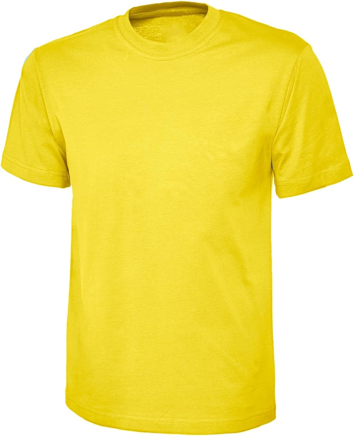COOZO Mens Classic T-Shirt - Yellow - 3XL