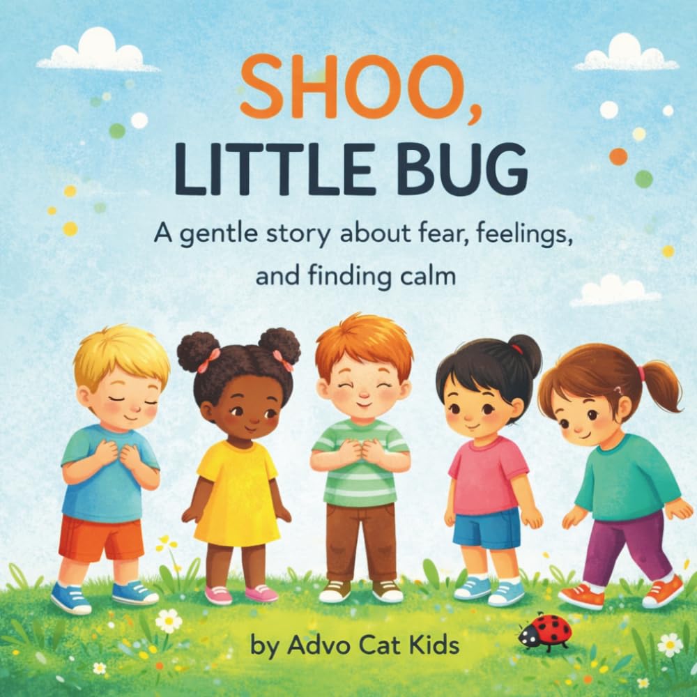 Shoo, Little Bug: A Gentle Story About Fear, Feelings, and Finding Calm (Advo Cat Kids Series)