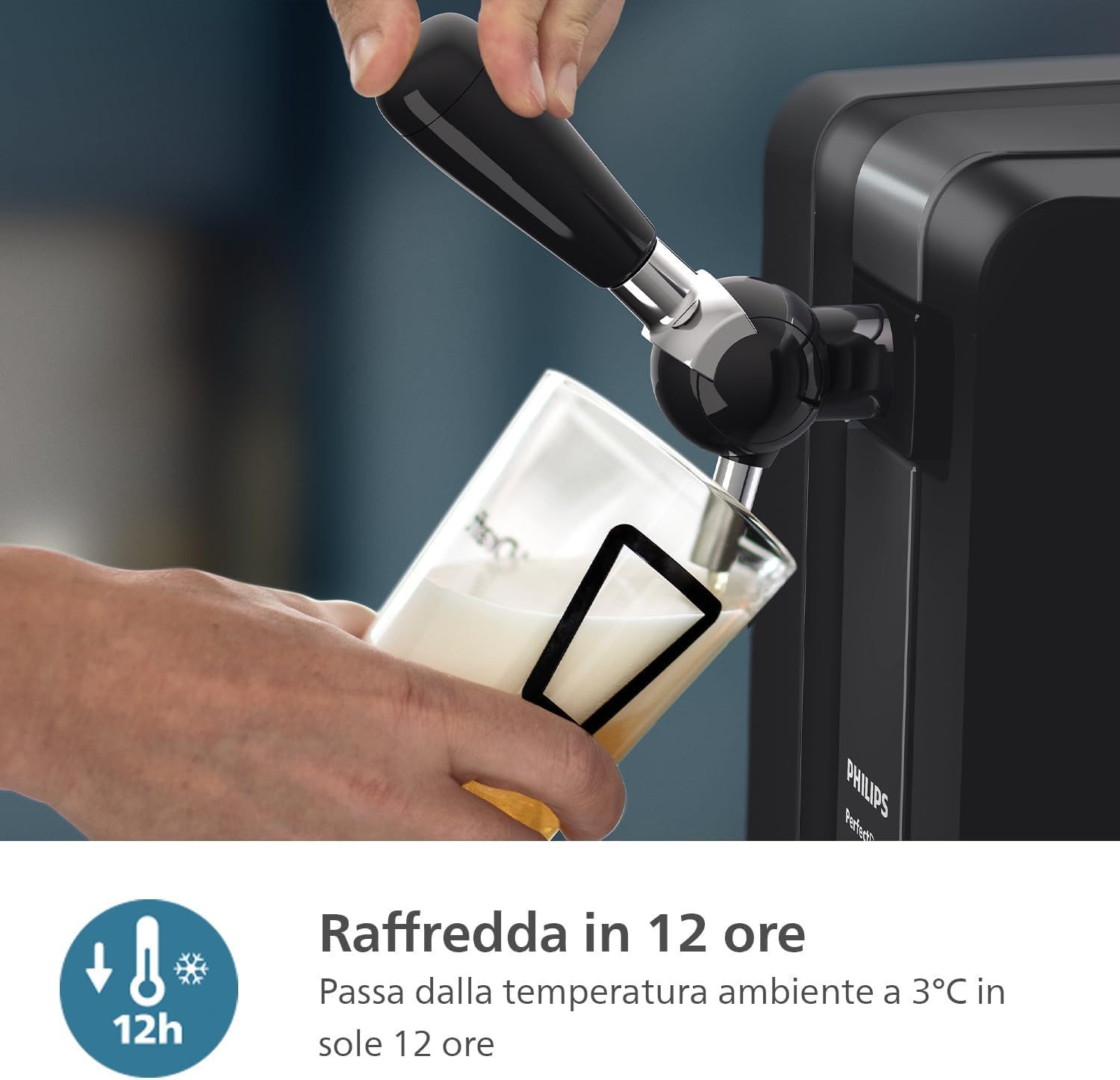 Philips PerfectDraft Serie 5000 Spillatrice di Birra – Mantiene la Birra a 3°C per 30 Giorni, Compatibile con Fusti da 6L, Raffreddamento Rapido in 12 Ore, Indicatori LED Integrati (HD3760/90)