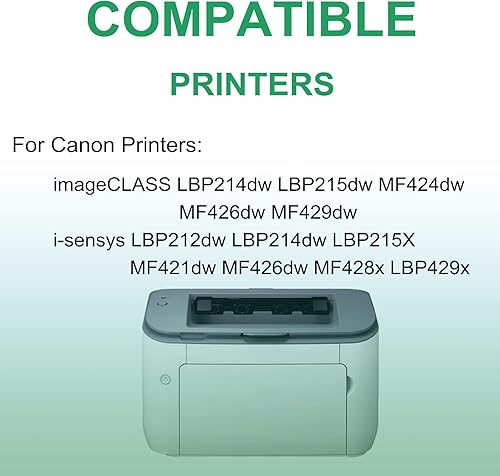 Miniatura 4 de Paquete de 10 cartuchos de impresora láser compatibles (alto rendimiento) de repuesto para cartuchos de imágenes Canon CRG-052H para impresora Canon