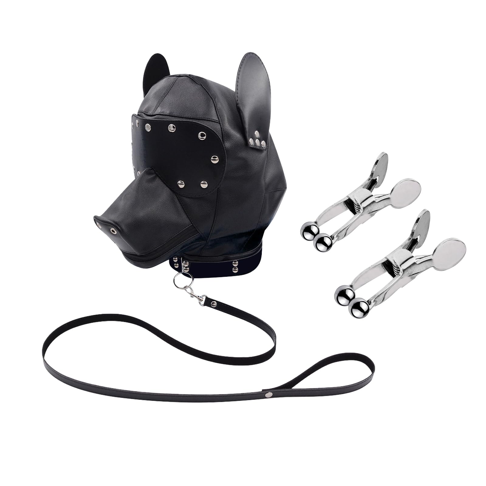 A special Christmas gift cum in pussy for dog Kutocesy Sex Toy Full Face Dog with Tow Rope and Nipple Clamp Adjustable  Halloween Leather Breathable BDSM Animal Costume for Adults Couples :  Amazon.ca: Health & Personal Care