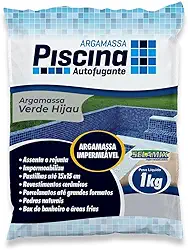 Argamassa Piscina Aut. Impermeável Cor Verde Hijau 1Kg