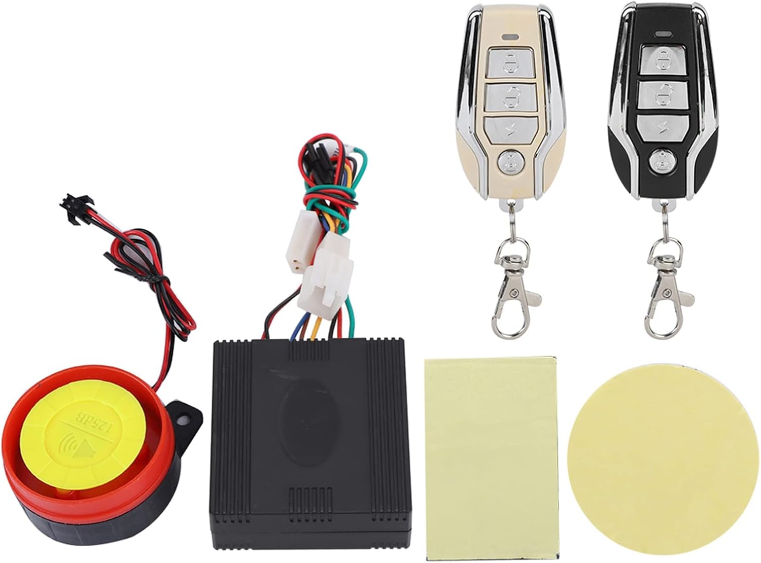 Amazon オートバイセキュリティキット 12V 125Db 12V 電動バイク 盗難防止アラームシステム 路面電車 V セキュリティ