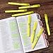 Mr. Pen- No Bleed Gel Bible Highlighters, Yellow, Pack of 8