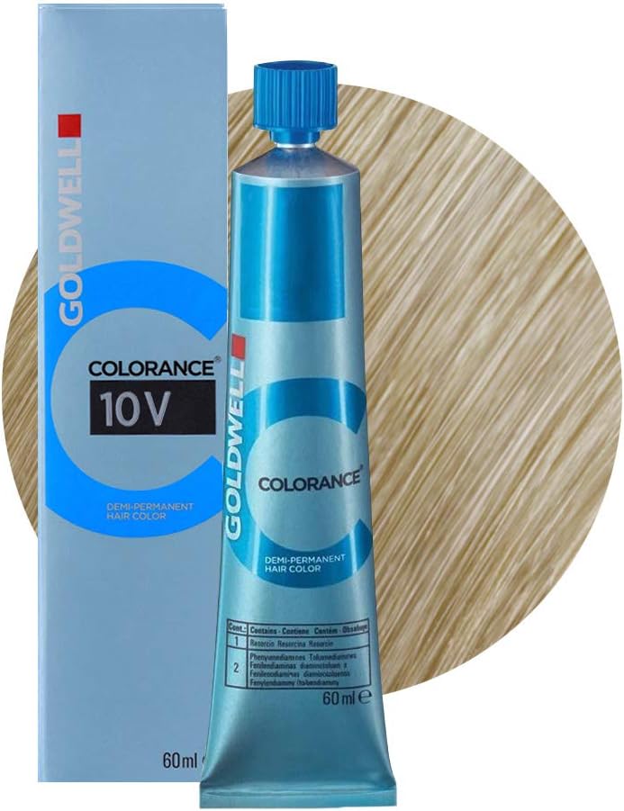 Colorance Demi-Permanent Hair Colour, Number 10V Pastel Violet Blonde, 0.11 kg