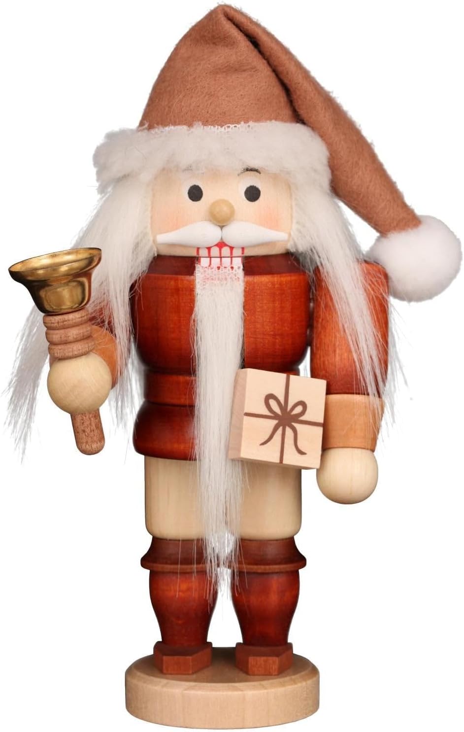 Christian Ulbricht Nutcracker - Santa with Bell Natural - 15,5 cm / 6.1 inch