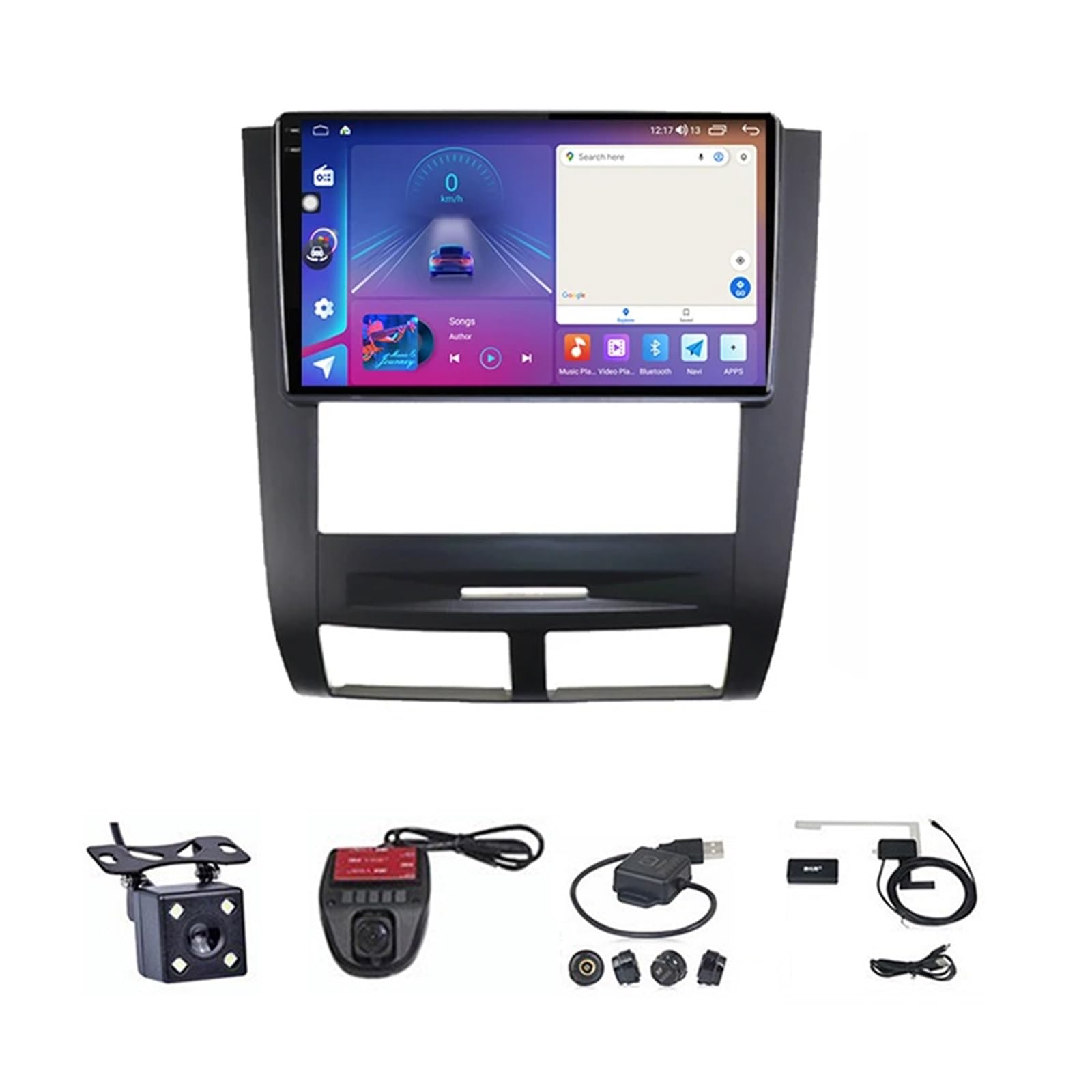 Autoradio Android pour Ssangyong Rexton 2002-2006 avec écran tactile 9 pouces et GPS