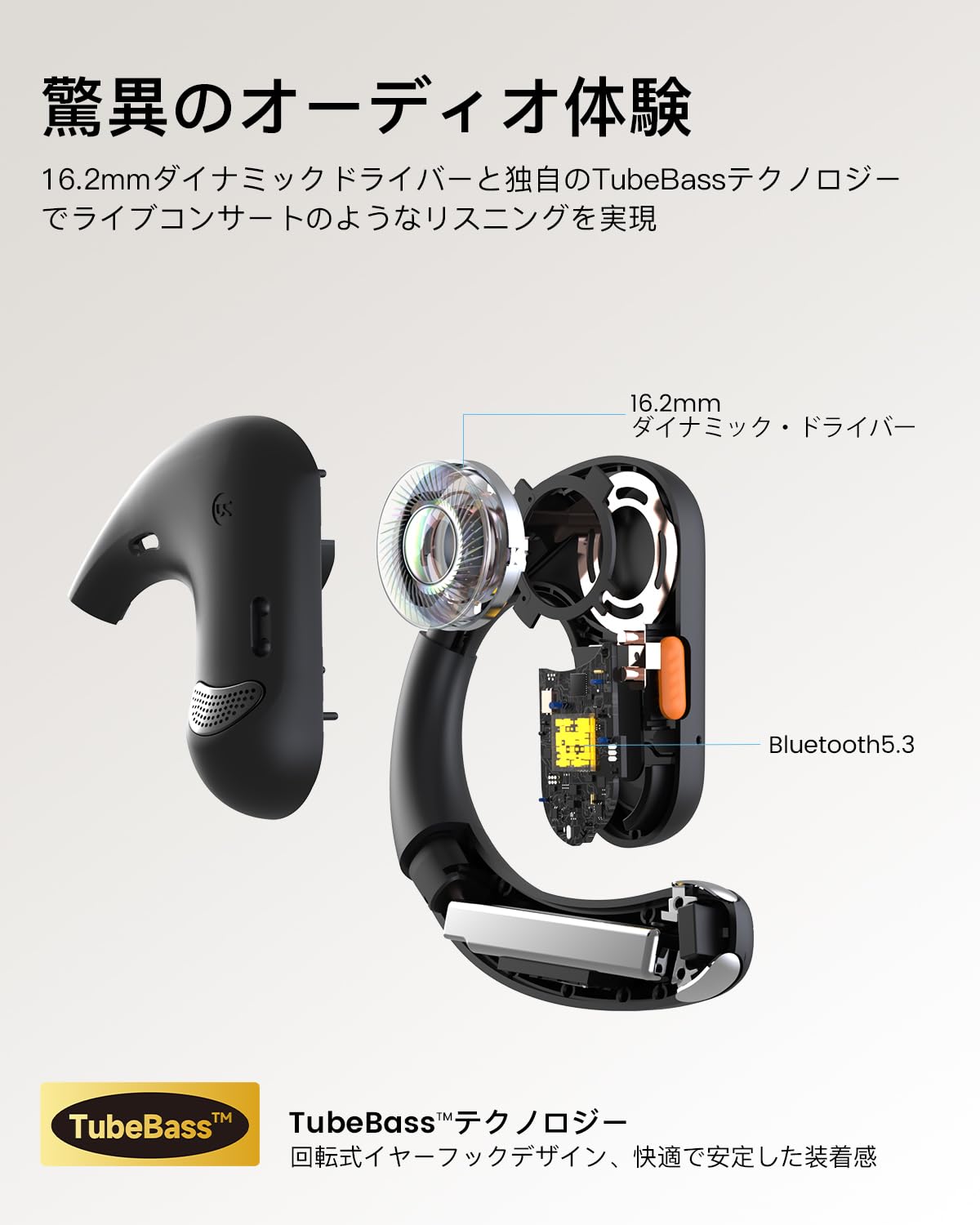 EKSA S30 オープンイヤー型ワイヤレスイヤホン Amazon.co.jp: EKSA S30 オープンイヤー型ワイヤレスイヤホン