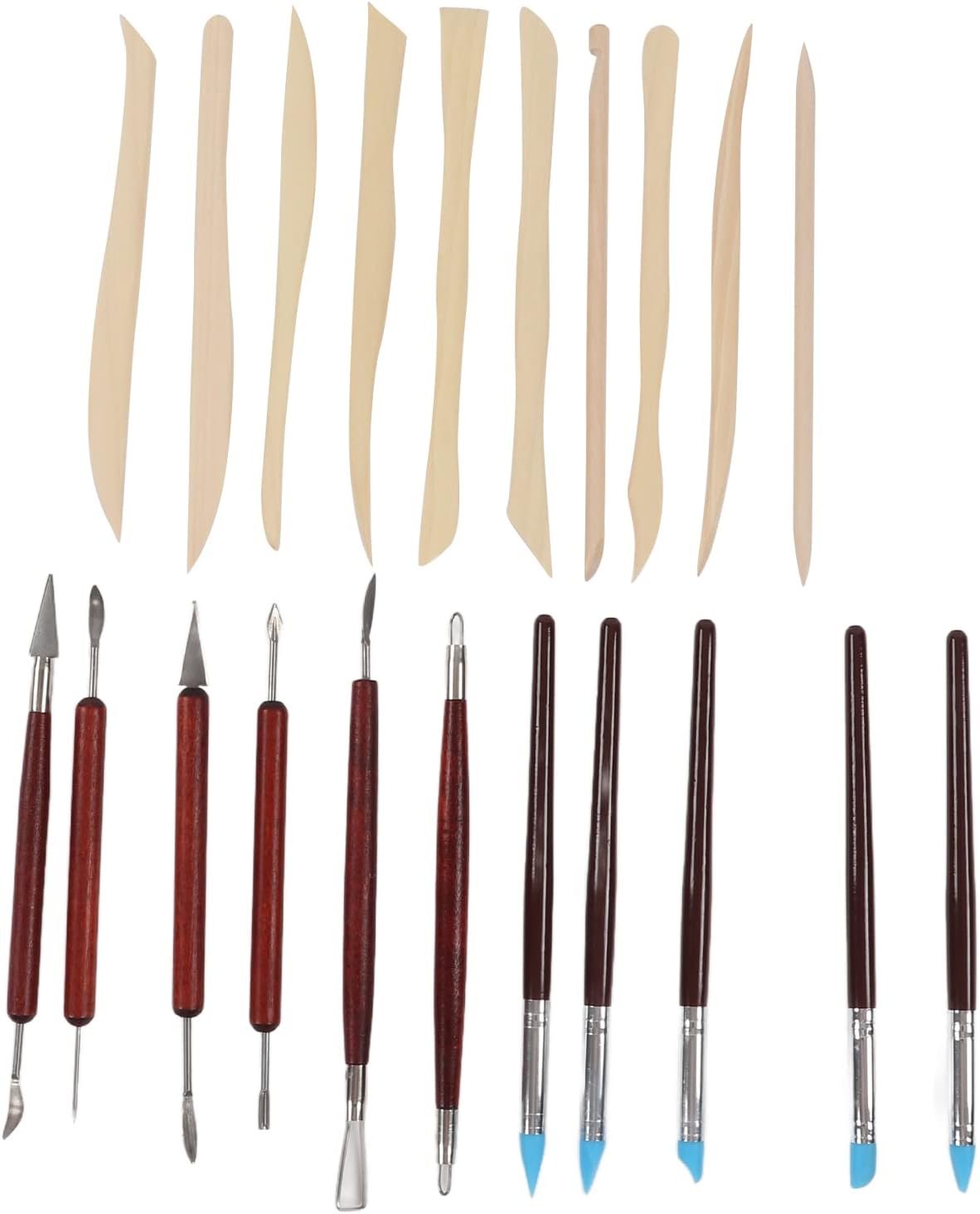 25Pcs Clay Tool Set Multipurpose Tools Exquisite Delicate Widely Used Easy Clean Sculpture Carving Tool