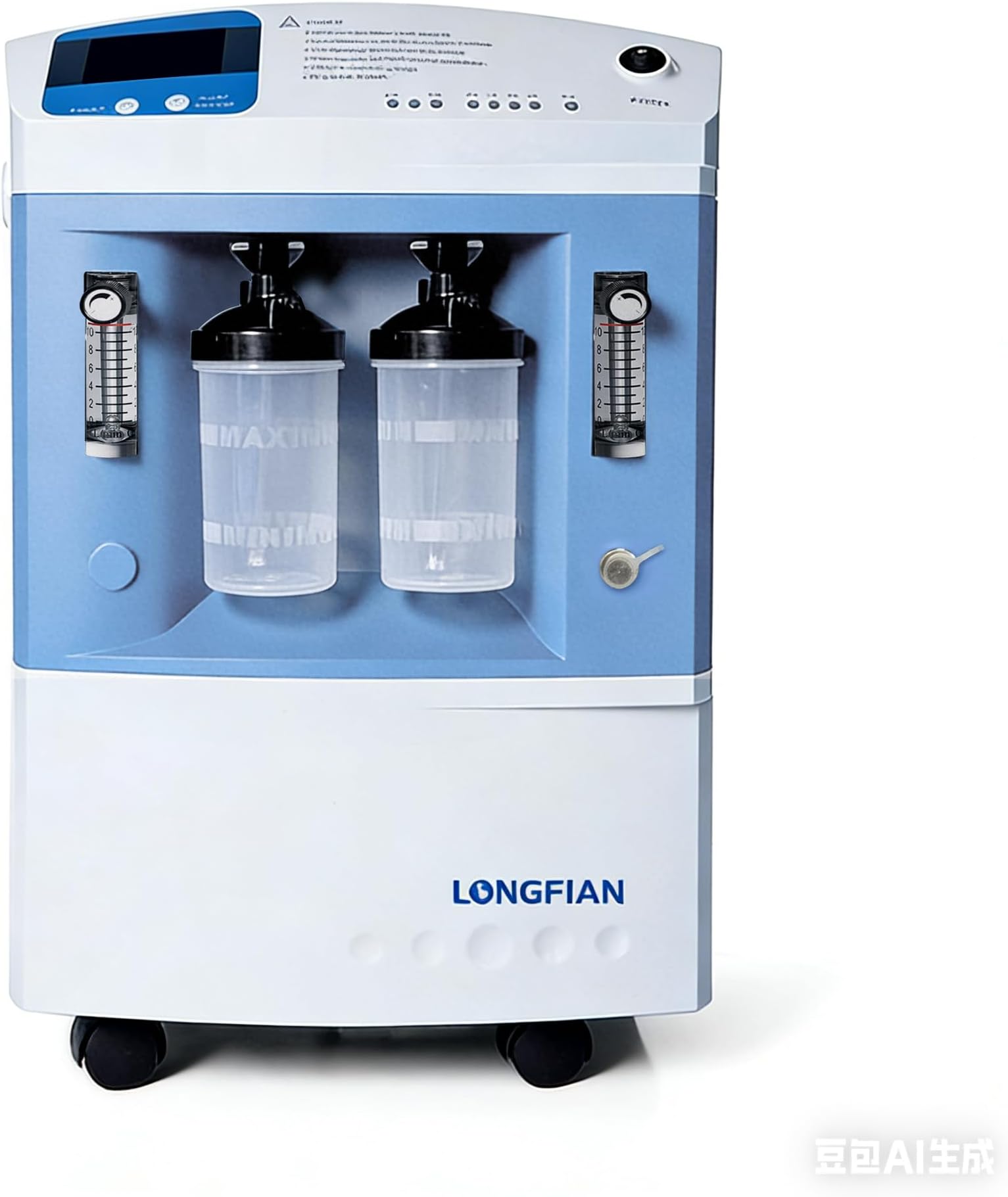 Longfian Oxygen Concentrator Machine for Home 10 Litres | Above 93% Oxygen Concentration from 1-10 Litres | 2 Years Warranty | With all Accessories and Nebuliser Feature | 25 Years of Experience