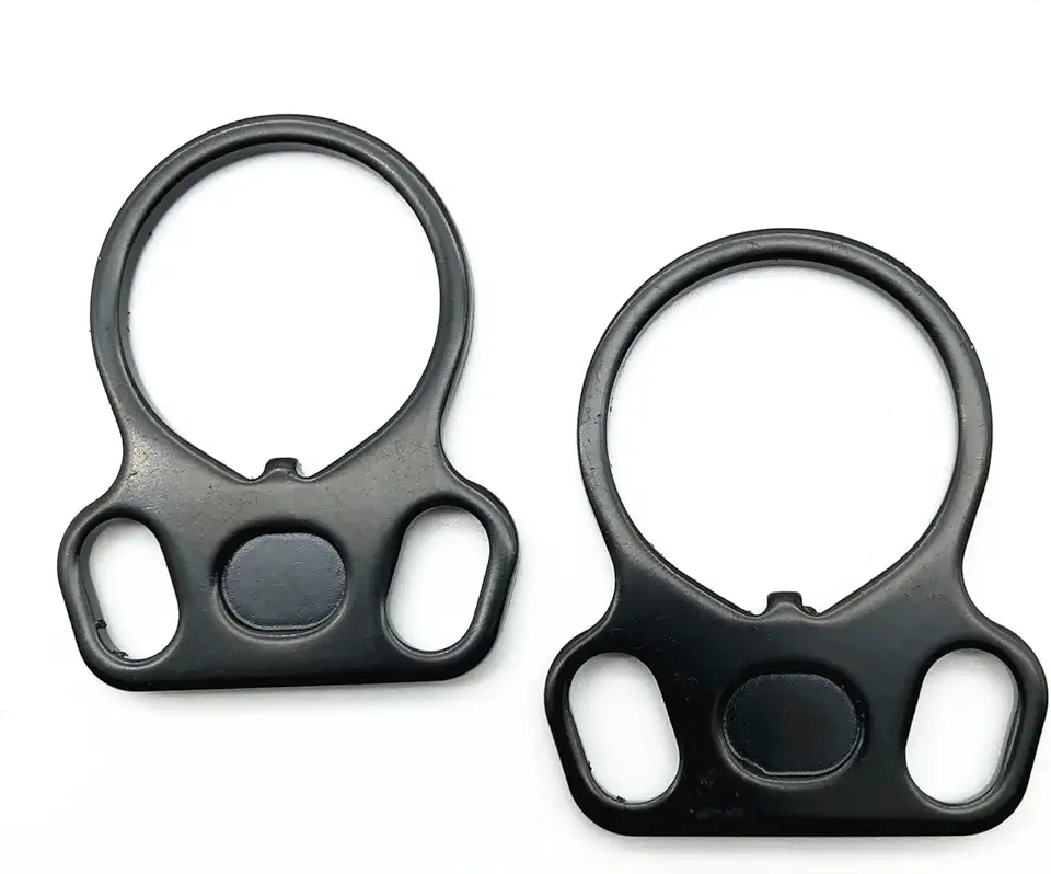 VVAAGG Metal 2 Point Sling Ring, Durable Heavy-Duty Two Point Sling Attachment