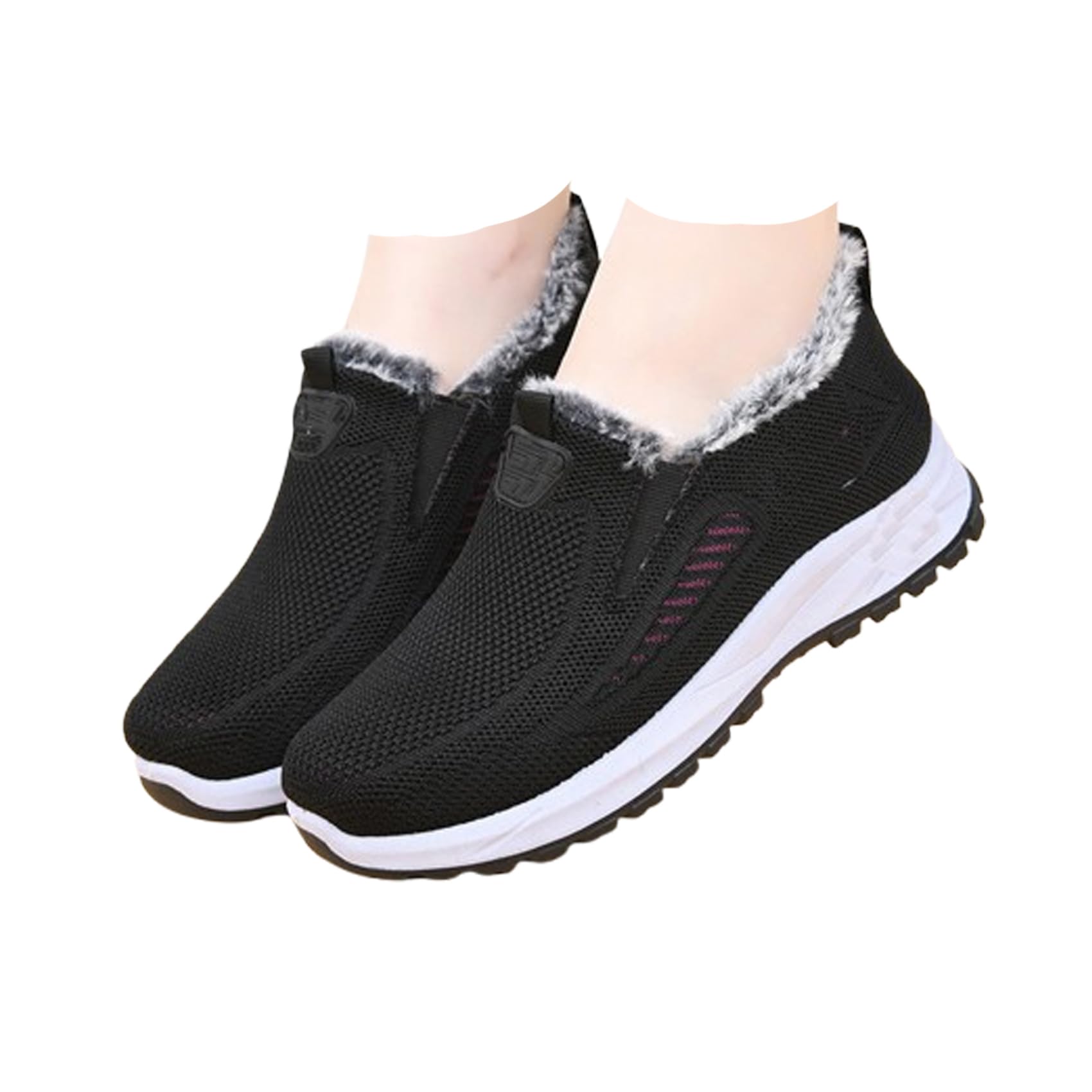 Women Winter Snow Boots Waterproof Lightweight Booties Warm Lined Slip On Cold Weather Non Slip Outdoor Shoes
