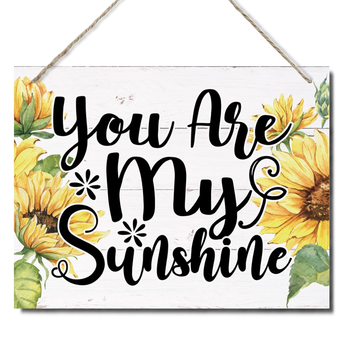 Summer Decor, You Are My Sunshine Sign, Decorative Hanging Wood Plaque for Wall, Rustic Door Hanger, Sunshine Decor, Wall Decor Art, Beach House Decor