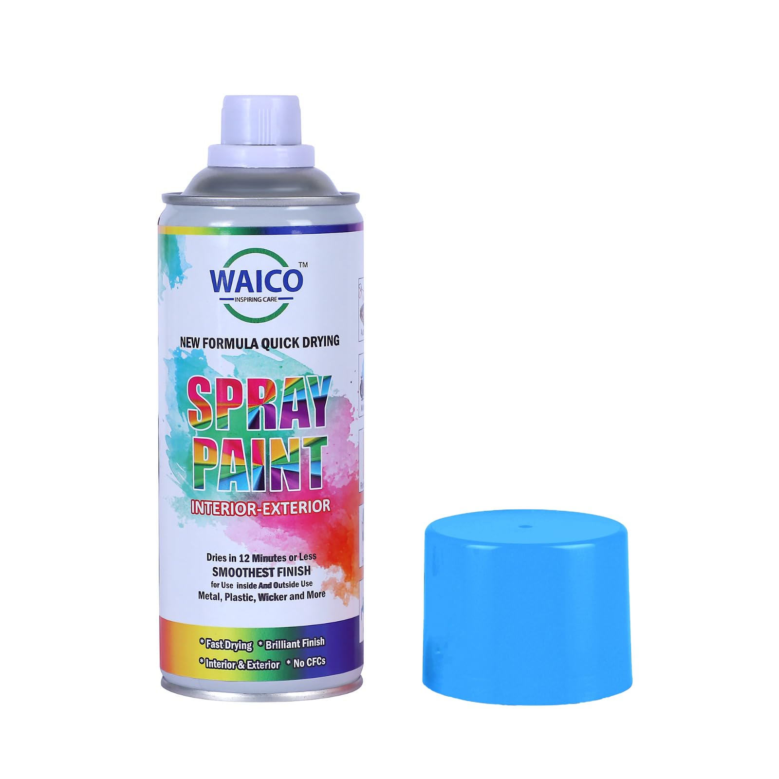 WAICO Blue Spray Paint | 400 mL | For Metal, Plastic, Wood, Car & Bike | Fast Drying, Brilliant Finish, No CFCs, Interior & Exterior (B0CQVS9HT7) Amazon Price History, Amazon Price Tracker