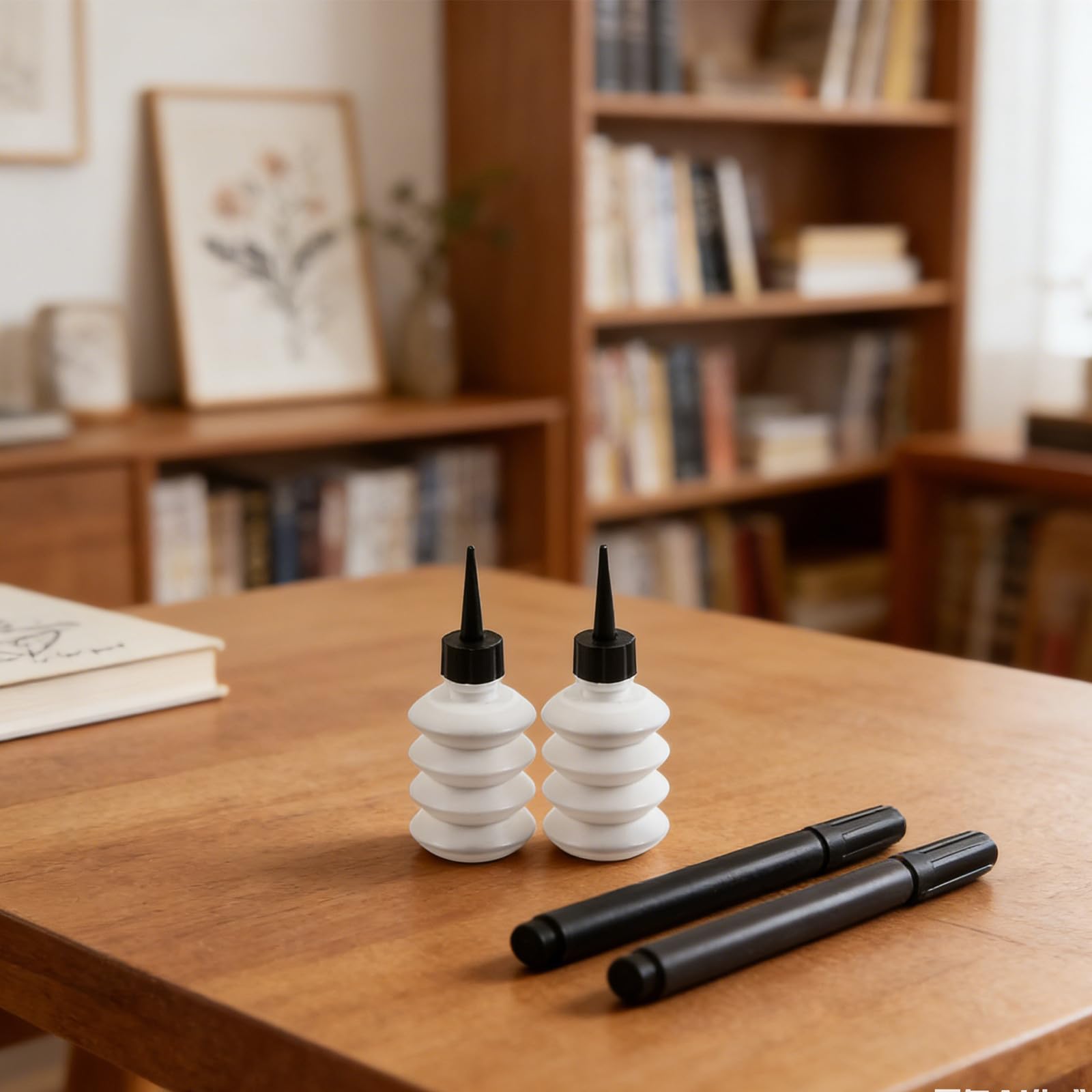 Lot de 24 recharges d'encre à base d'huile pour marqueurs : encre pigmentée permanente 25 ml / 0,85 fl oz, compatible avec les marqueurs à pointe large - Recharge à base