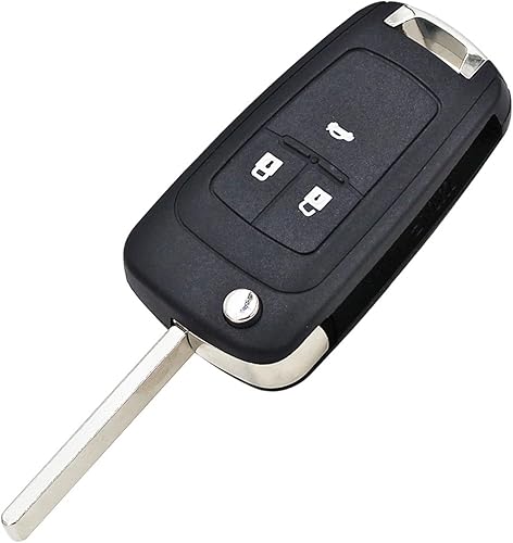 Fundas para llave de coche para Opel Astra Zafira Omega, 3 botones Flip Remote Key Shell HU100 hoja sin cortar