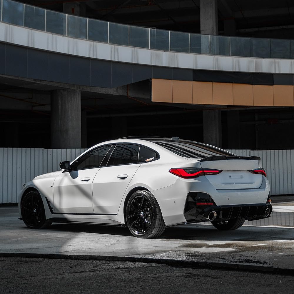 Alerón de Maletero Oneway Compatible con BMW i4 G26 M-​Pack 2021 y 4 Series G26 M-​Pack/​M440i 2021- - Negro Brillante