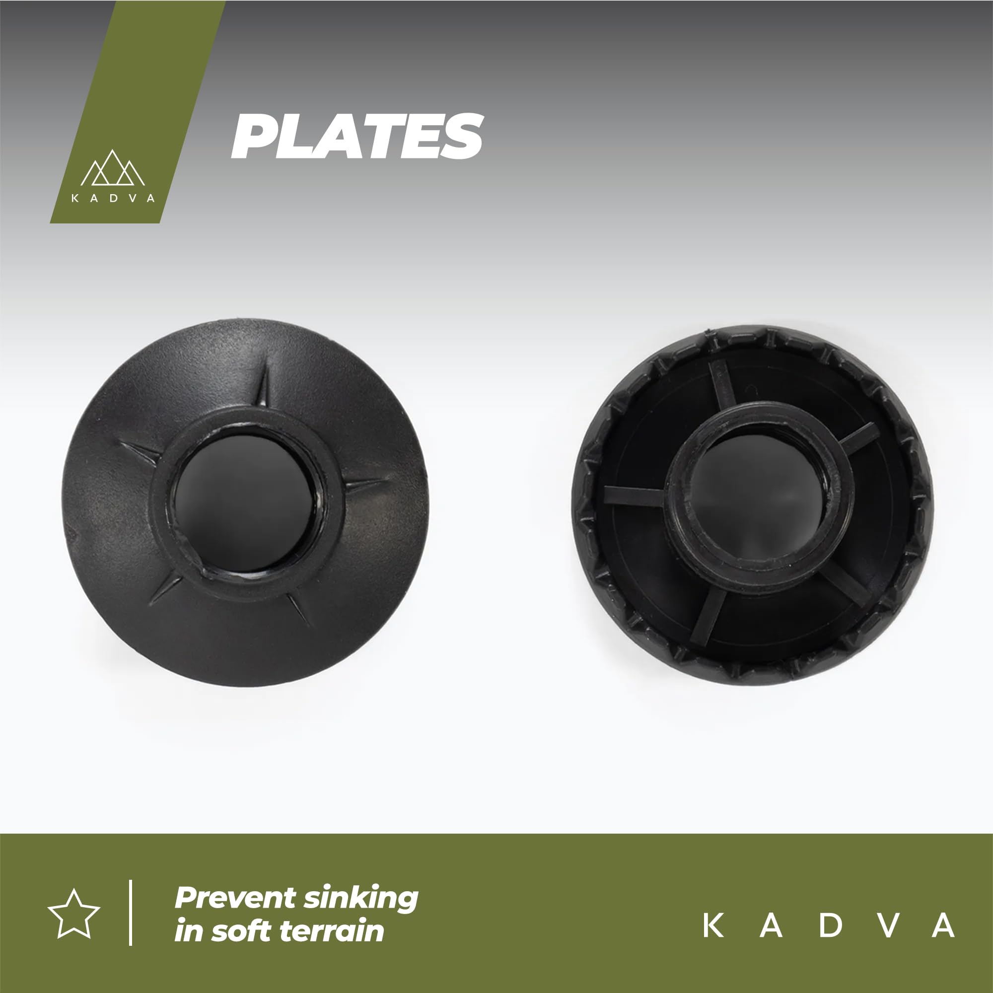 KADVA Bastones de Marcha nórdica HALNA Verde Ajustable 84-135 cm Bloqueo rápido Mango Polipropileno TPR