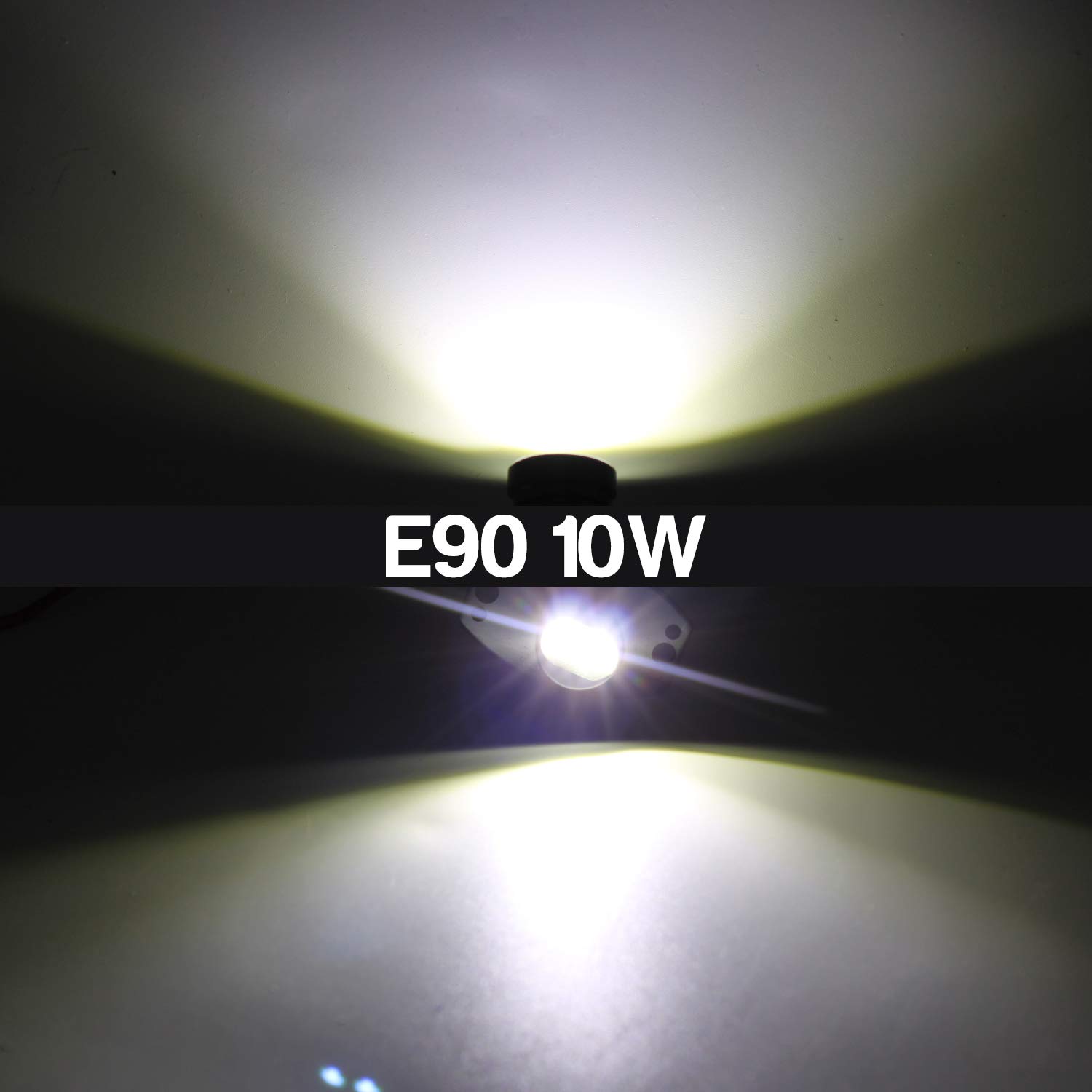 Biqing LED Angel Eyes Phare Auréoles,20W Angel Eyes Lights Ampoules de marqueur d'anneau de halo CANBUS avec marquage CE pour E90 E91