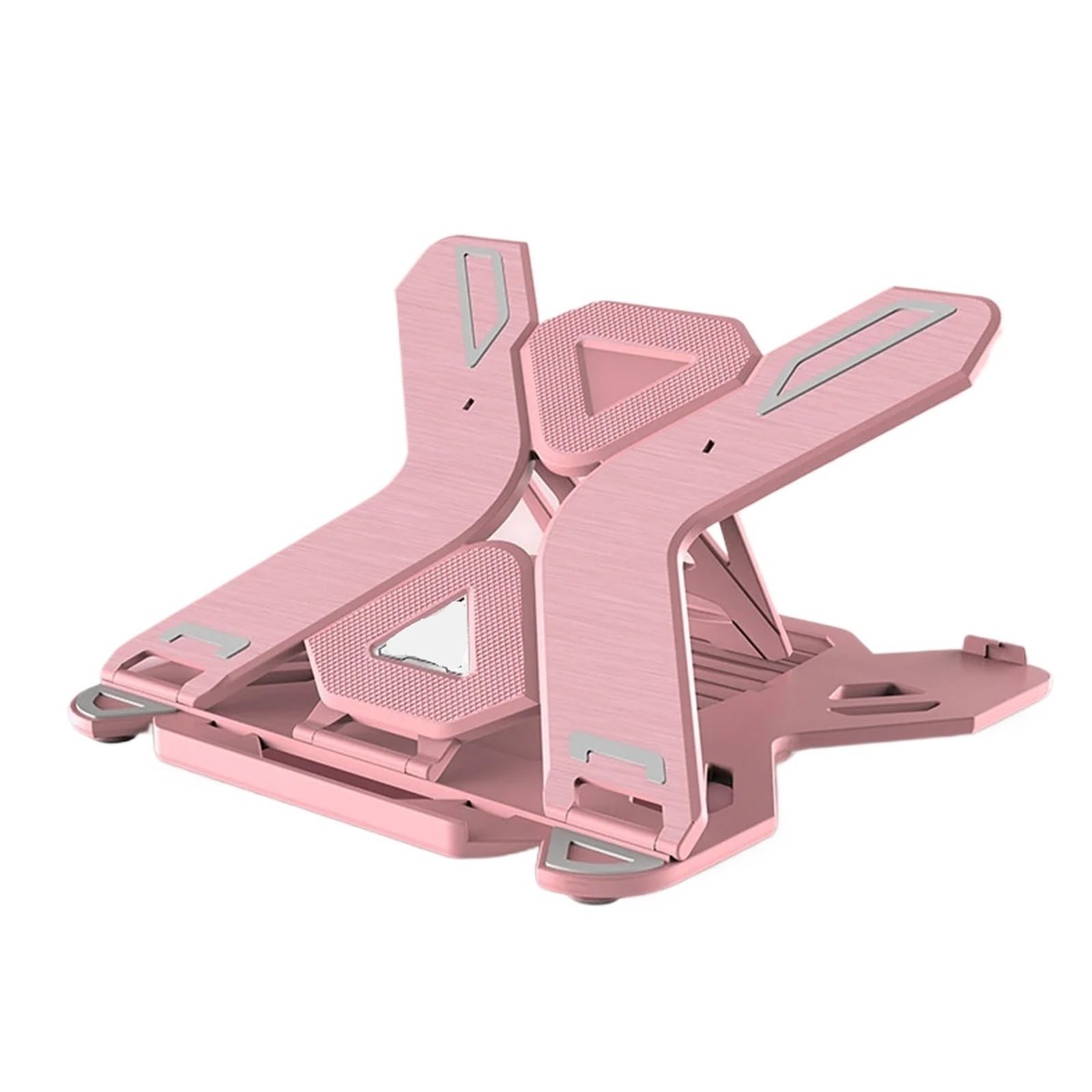 Soporte para Computadora Portatil Soporte for portátil Rosa con Base Estable y disipador de Calor, con Soporte for teléfono y Elevador.