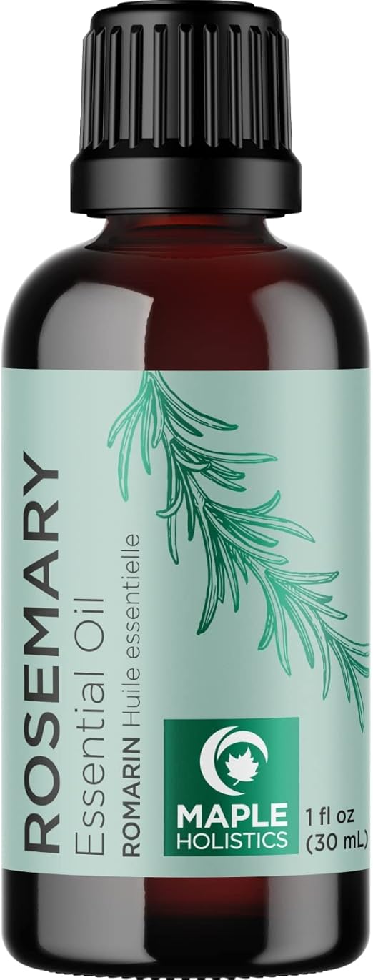 100 Pure Rosemary Oil for Hair Skin and Nails Maple Holistics