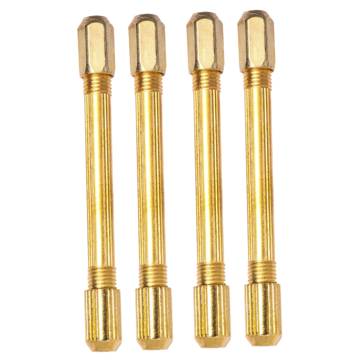 WOONEKY 4pcs Micro Drill Double- Head Drill Wire Tool Drill Press Chuck Jewelry Drill Jewelry Pin Vise Drill Press Accessories Watch Repairing Drill Magnetic Watch Mini Hand Drill