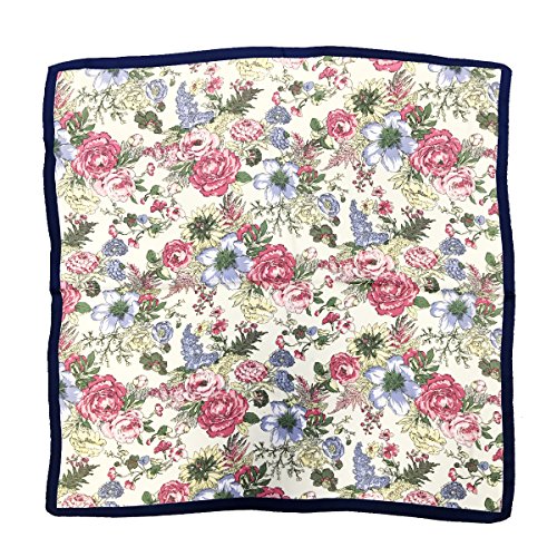 Wrapables® Silk Blend Neckerchief 24 x 24 Inch Square Scarf