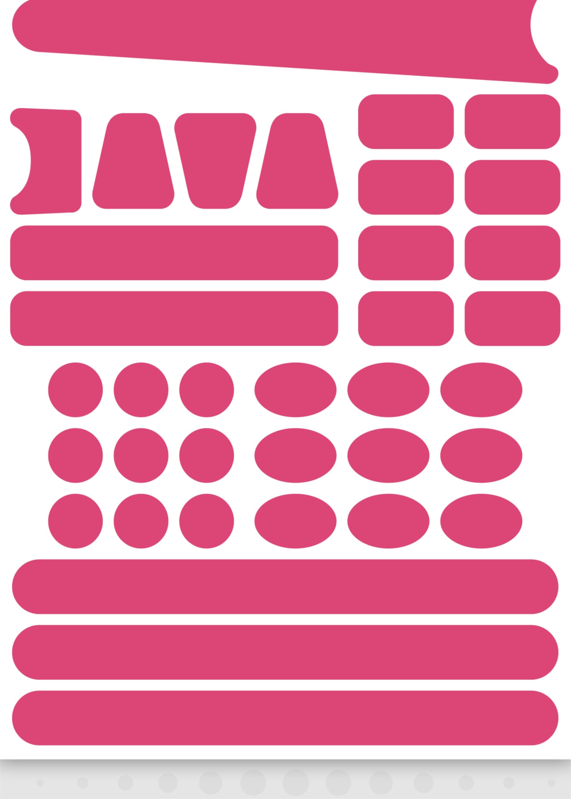 Bicycle Sticker Frame Protection Kit for Mountain Bike and Road Cycle Pink Please Check Sizes Below Before Buying