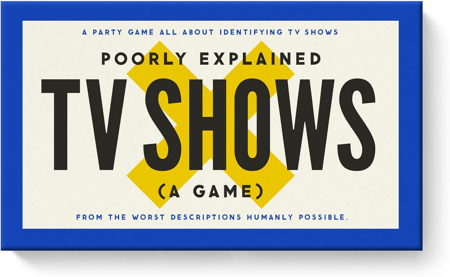 Brass Monkey Poorly Explained TV Shows – Party Game with 300 Cards Featuring Uniquely Terrible Descriptions of Television Shows