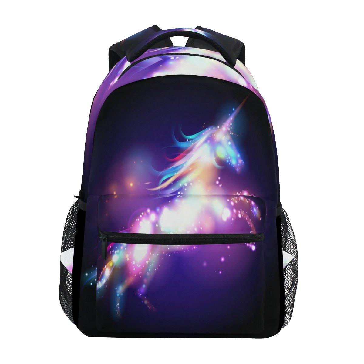 MNSRUU JSTEL Unicorn Backpacks Rucksack Unicorn School Bag for Girls Boys Casual Schoolbag Adjustable Shoulder Strap Bookbag