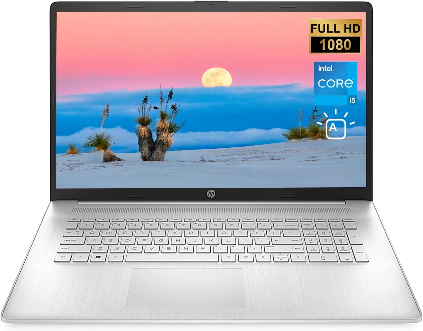 HP 17 Laptop, 17.3" FHD Display, 12th Gen Intel i51235U