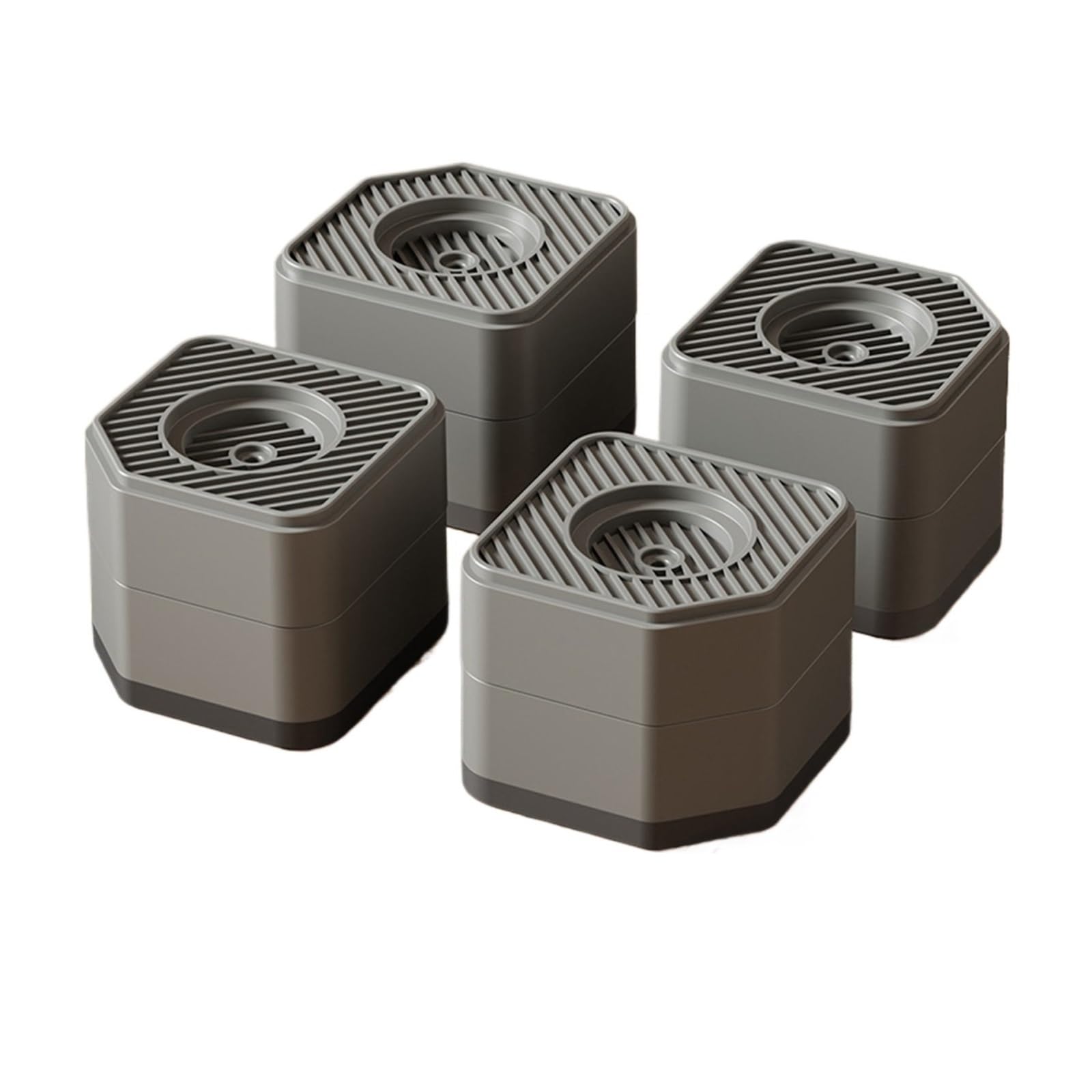 HIZON 4 Almohadillas for pies de Lavadora antivibración.(4pcs-8cm)