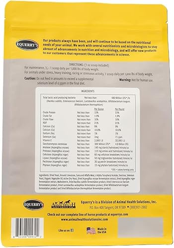 Miniatura 5 de Equerry's Vitamina E y selenio 1 oz. Proporciona 2000 UI de vitamina E y 2 mg de selenio orgánico, 5 libras.