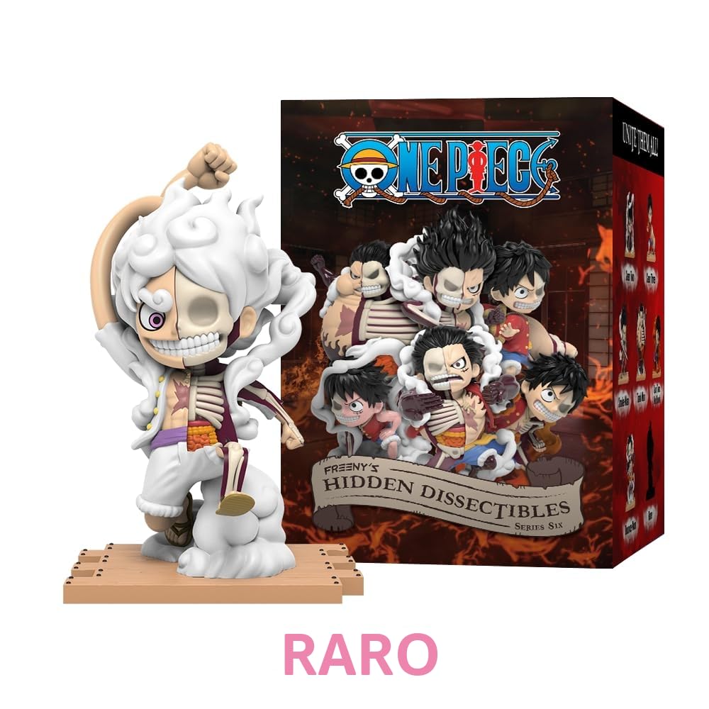 Mighty Jaxx Hidden Dissectibles: One Piece Series 6 (Luffy Gears) | Figura da collezione con scatola a sorpresa | un carattere casuale