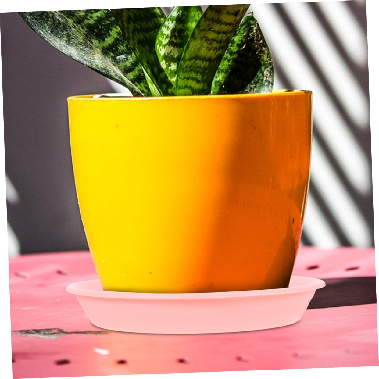 INOOMP 10piezas Bandeja para Macetas De Plástico Antigoteo Platillos Resistentes para Plantas Bandejas De Agua para Jardineras