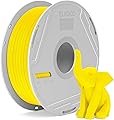 ELEGOO PLA Basic Filament with Reusable Spool Yellow 1kg PLA 3D Filament 1.75mm High Precision, Easy Installation Detachable Spool Compatible with Most 3D Printers
