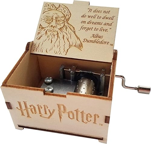 Vista 13 de TheLaser'sEdge, Mini caja de música de Harry Potter con películas con tema de Hedwig, regalos para mujeres, hombres, cumpleaños, Navidad, Día