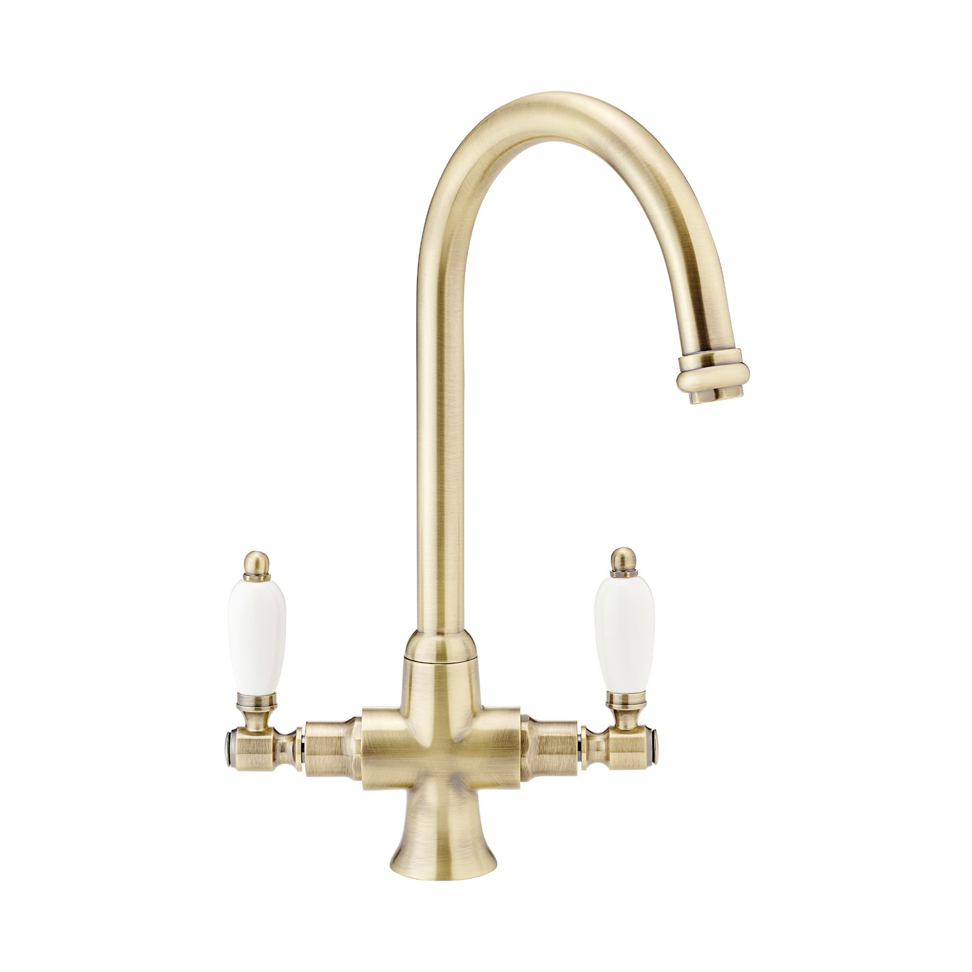 ENKI, KT059, grifo mezclador cl�sico de palanca para cocina bronce antiguo DORCHESTER