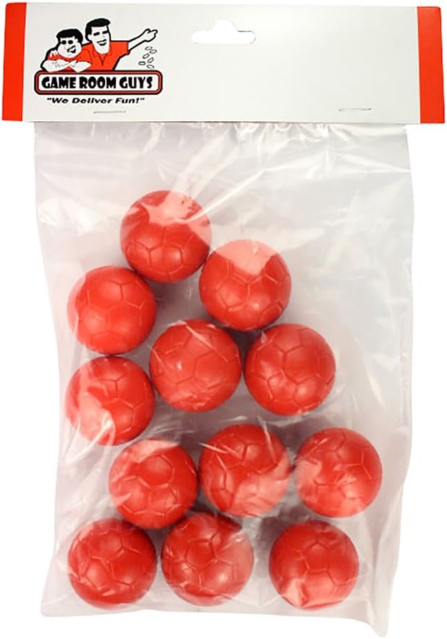Game Room Guys Dynamo Shelti Foosballs Tornado Tables- Red -12
