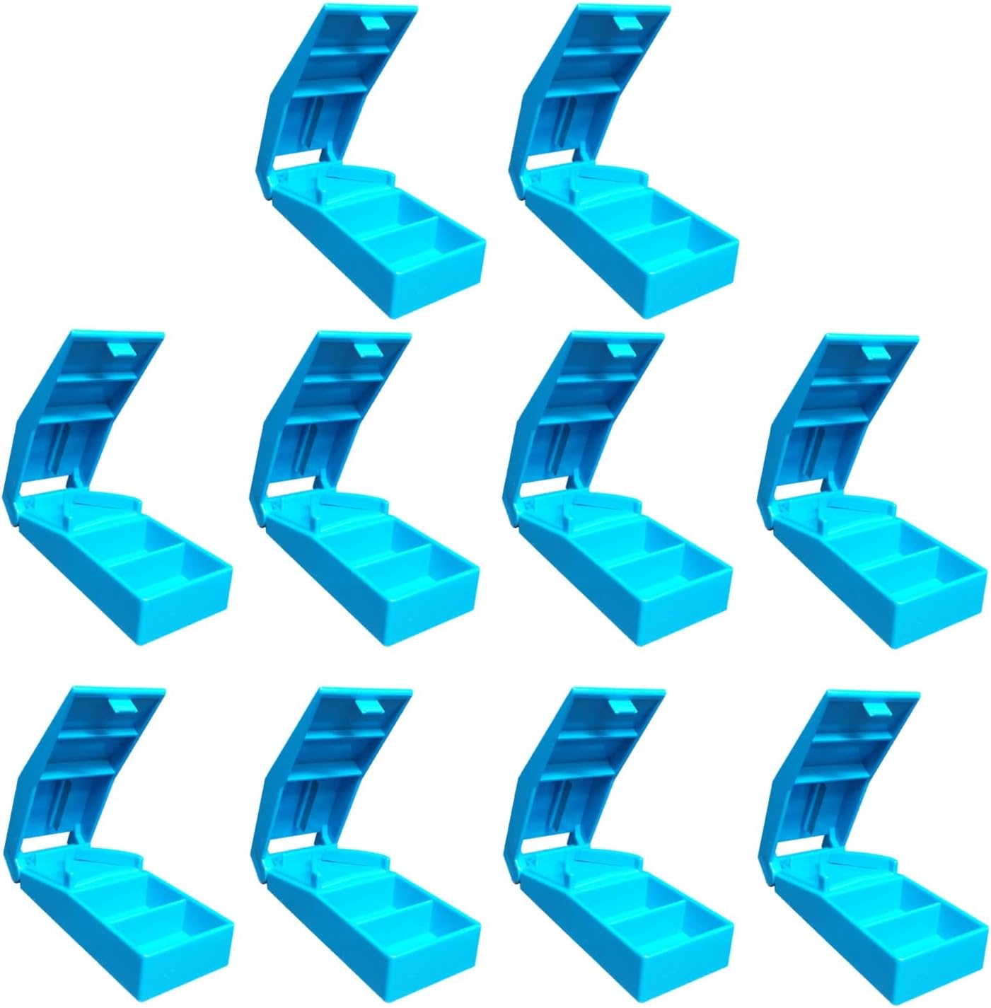 Pill Cutter and Splitter with Storage Compartment Cuts Small or Large Pills