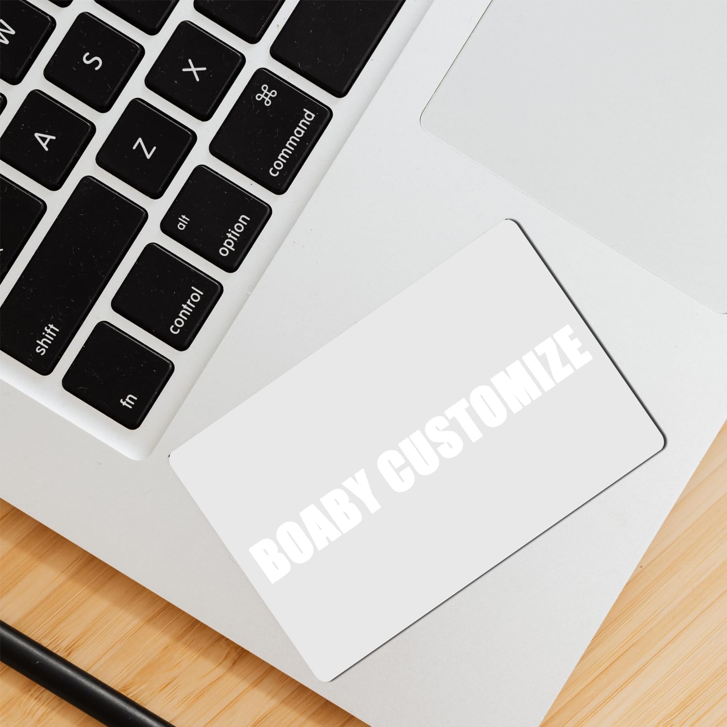 50Pcs Metal Business Cards, Blank Business Cards Aluminium Alloy Visiting Name Card Laser Engraving Card 0.22Mm/8.6X5.4Cm - Image 2