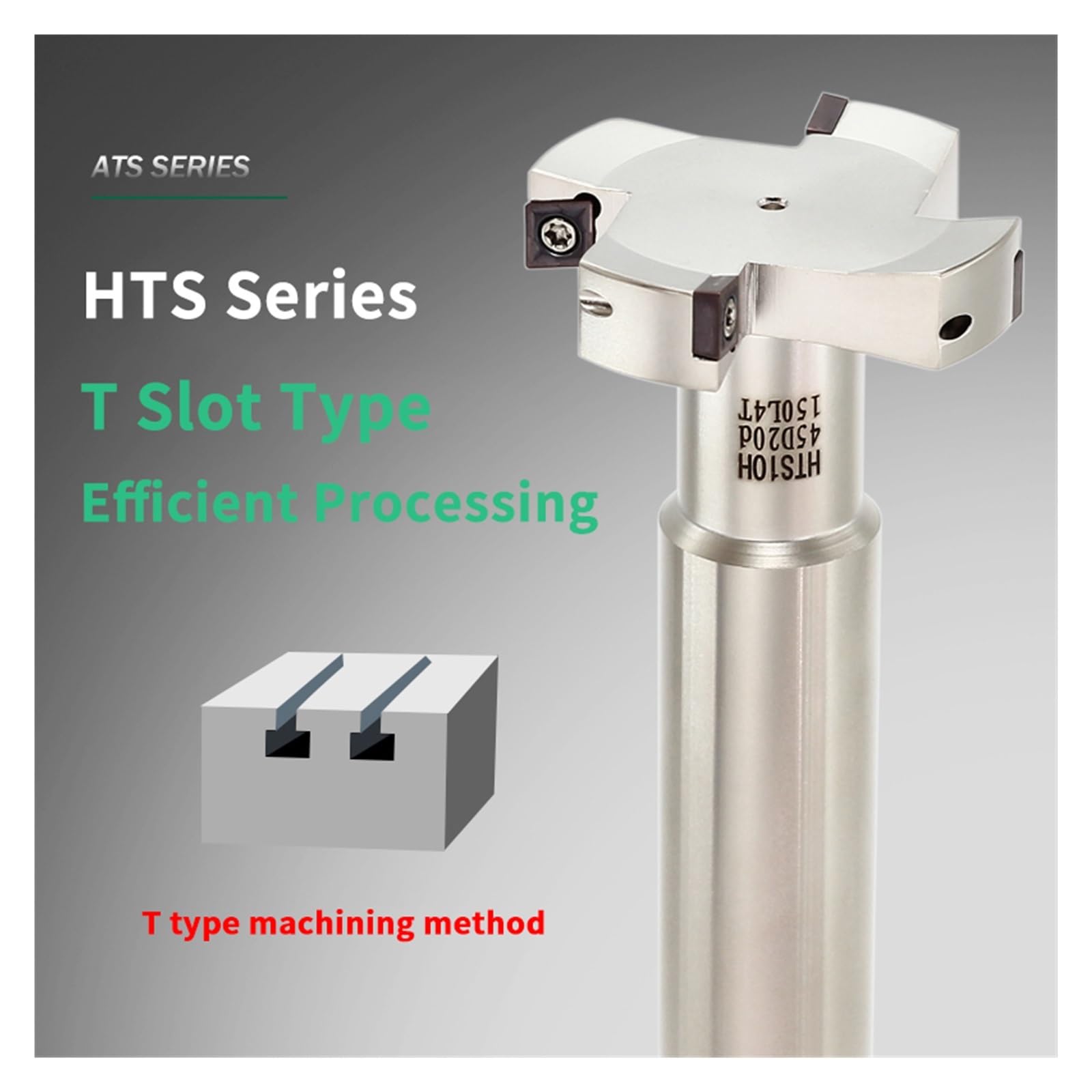 Q.Grt HTS T-rowek trójstronny z rowkiem tarczowym bez wkładu frezy z rowkiem T CCMT Insert CNC frezarka (CCMT060204 H01,25-65-150)
