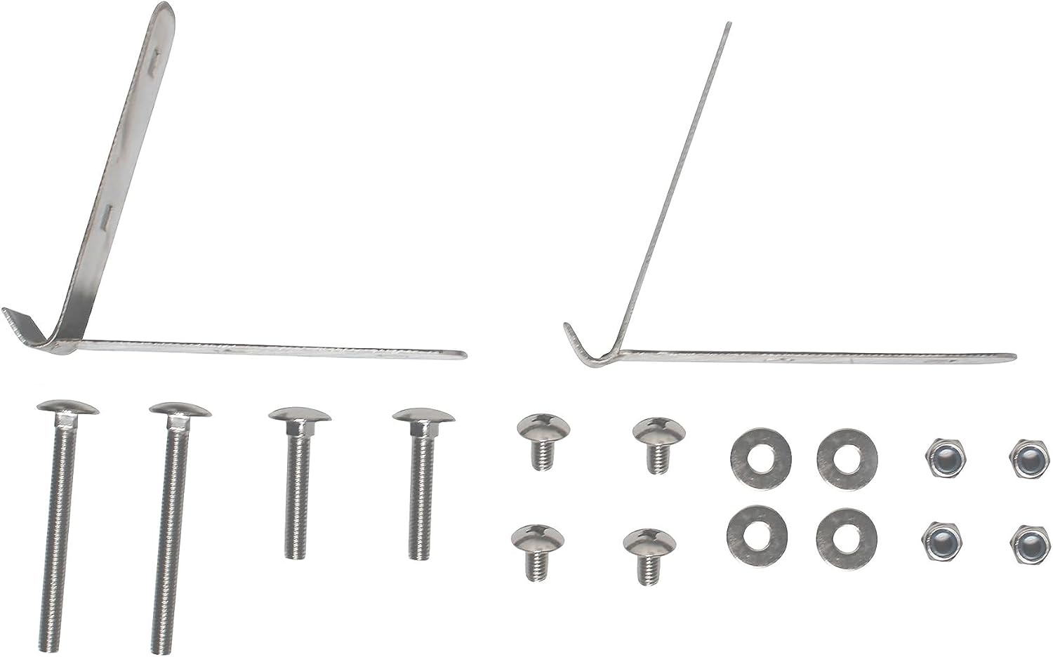 Extreme Max 3005.3386 Replacement J-Hooks for Aluminum Pontoon/Dock Ladder