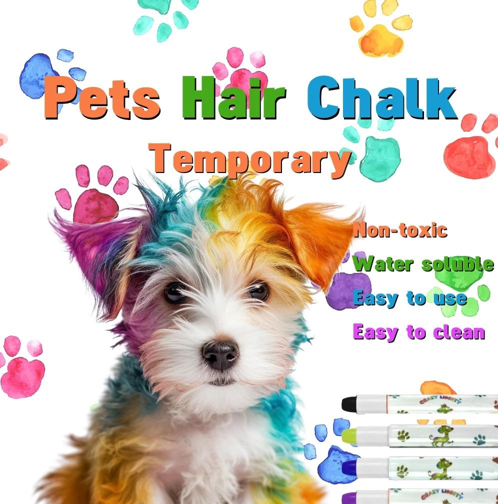 Crazy Liberty Washable Temporary Dog Hair Dye, Pet Safe