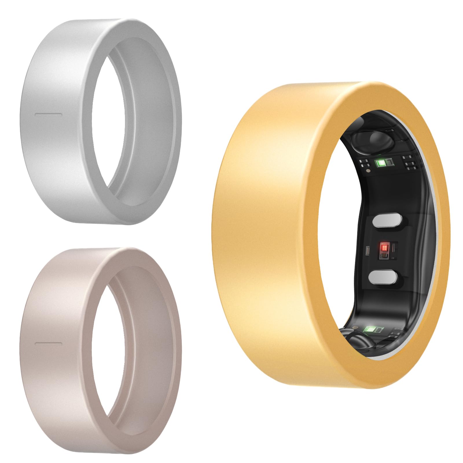 3/6 Pack Ring Cover for RingConn Gen 2 Air, Elastic Silicone Ring Protector for RingConn Gen 2/1 Working Out Accessories Men Women-image-19