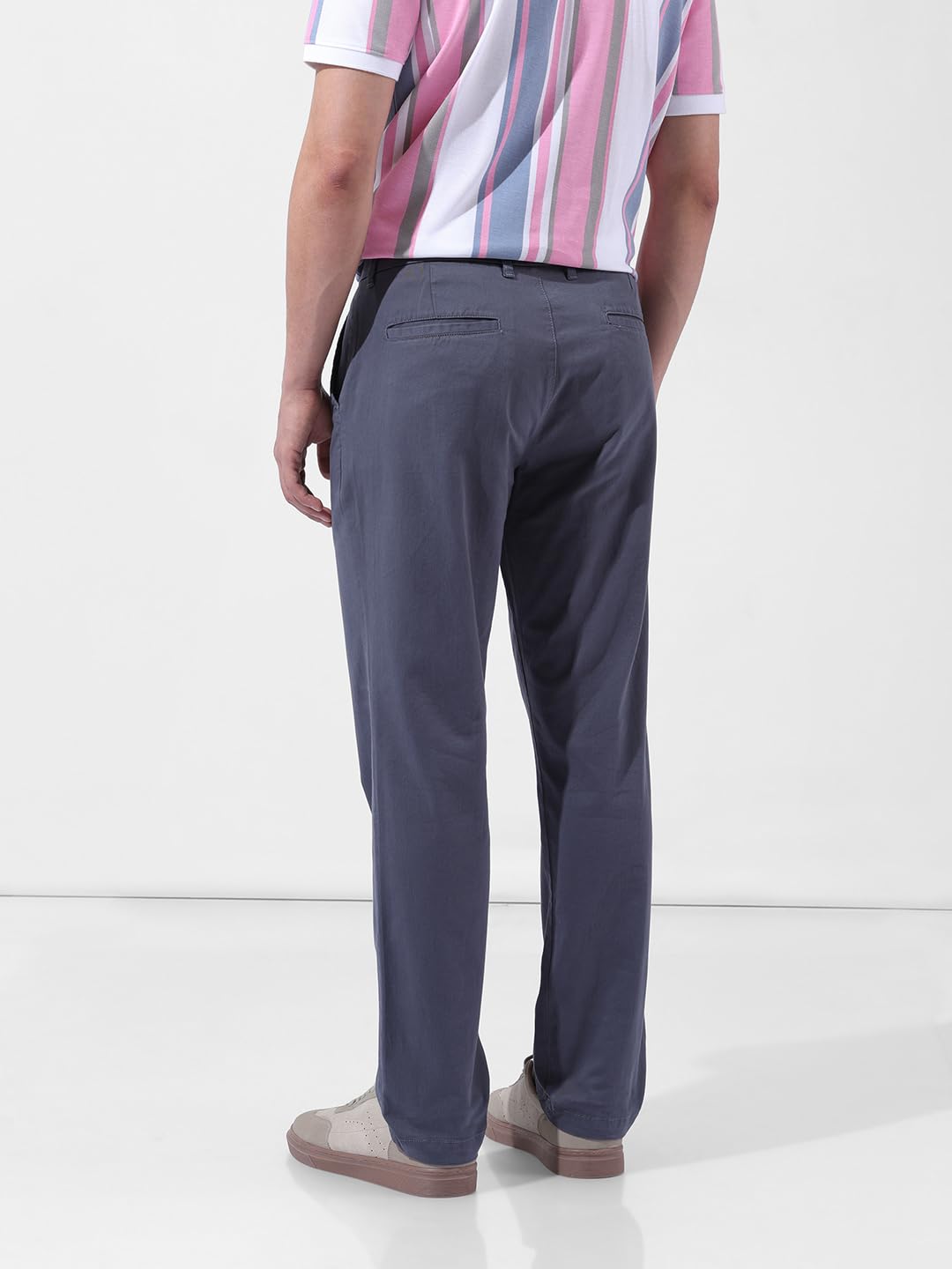 The Indian Garage Co Pantalones chinos de cintura media para hombre